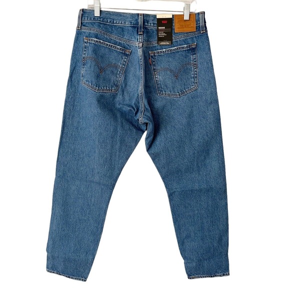 NWT Levi’s Wedgie Icon Fit Straight Leg High Rise Distressed Jeans Sz 31 - Picture 5 of 11